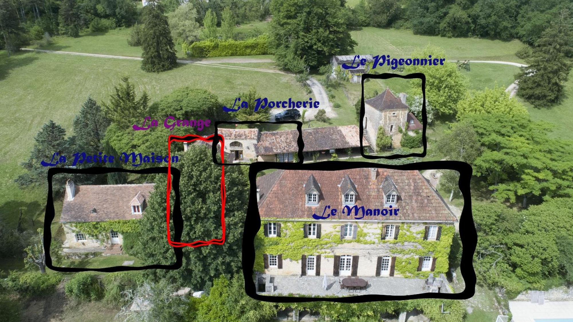 Le Manoir De St Marcel Villa Saint-Marcel-du-Périgord Exteriör bild