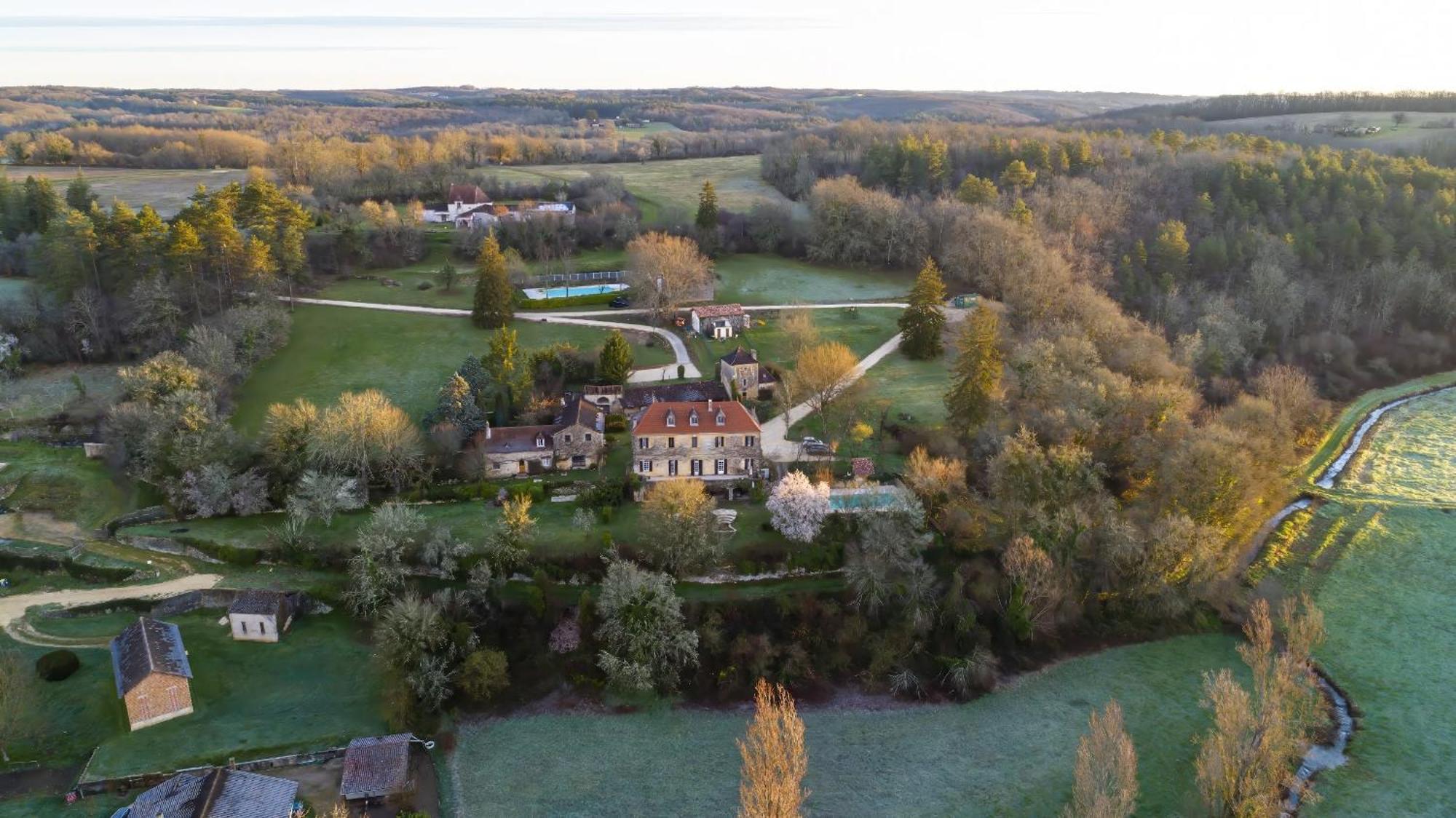 Le Manoir De St Marcel Villa Saint-Marcel-du-Périgord Rum bild