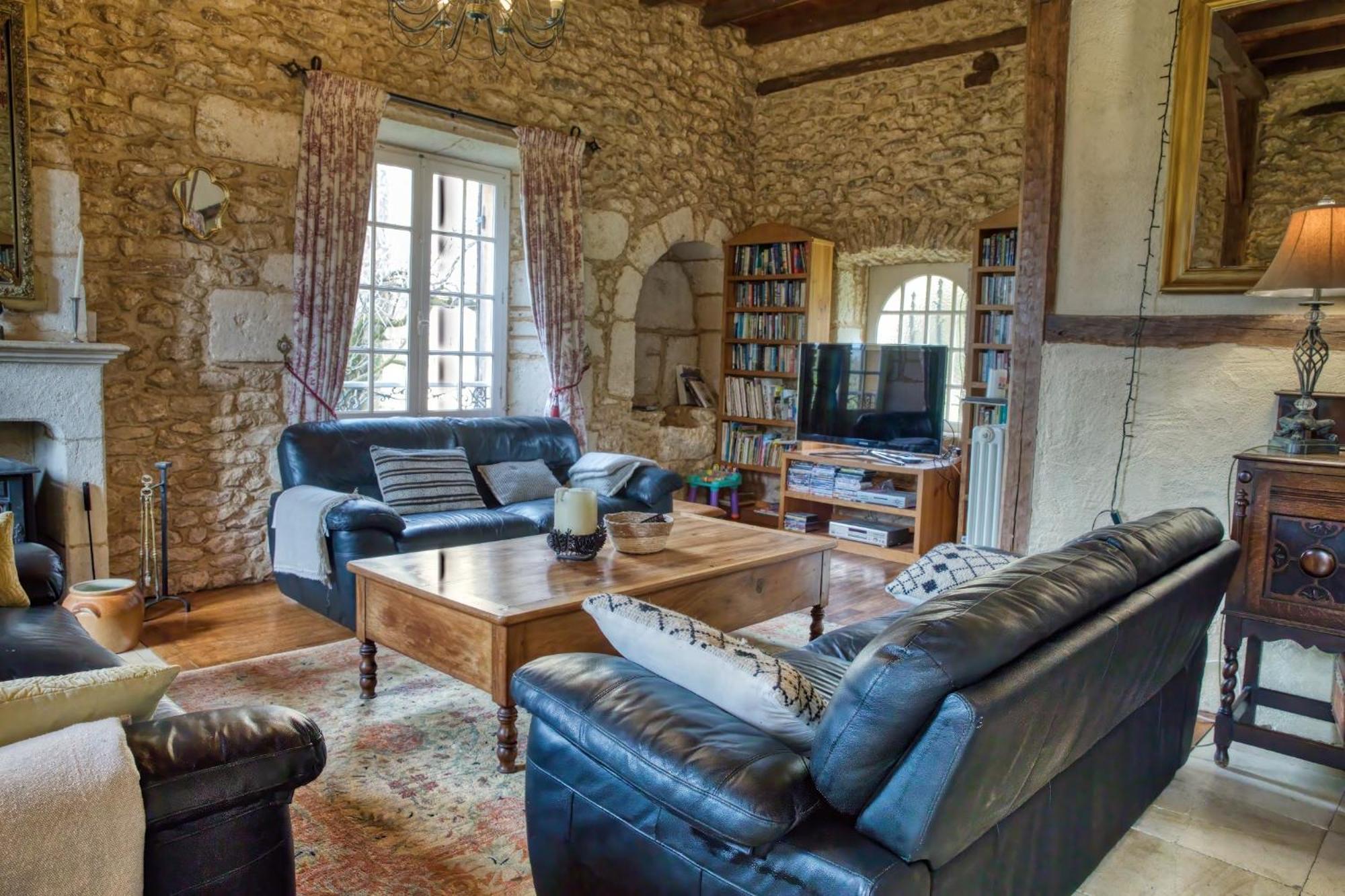 Le Manoir De St Marcel Villa Saint-Marcel-du-Périgord Rum bild