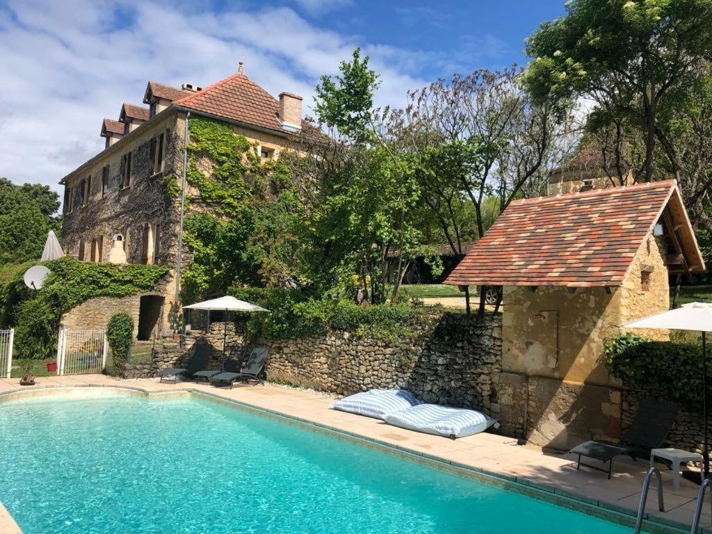 Le Manoir De St Marcel Villa Saint-Marcel-du-Périgord Rum bild